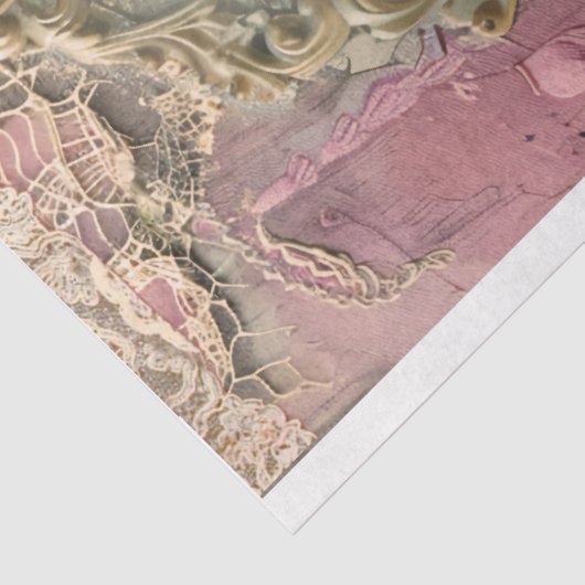 みすぼらしいシックなフレームのポップでミックスされたメディアレイヤー 薄葉紙 (詳細)