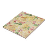 みすぼらしいシックなフローラタイル タイル (側面)