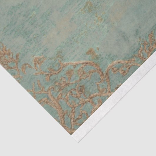 みすぼらしいシックなフローラデマスクの背パターン（の模様が）ある景 薄葉紙 (詳細)