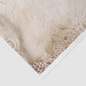 みすぼらしいシックなマゼンタの花、レース&ミックスメディア 薄葉紙 (詳細)