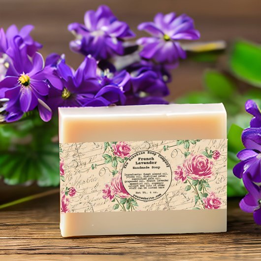 みすぼらしいシックなヴィンテージソープバンド 招待状ベリーバンド