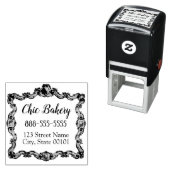 みすぼらしいシックなヴィンテージフレーム自己インキングのゴム印 セルフインキングスタンプ (インサイチュ)