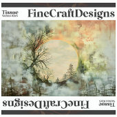 みすぼらしいシックなヴィンテージランドスケープA3Lデコページ 薄葉紙