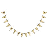 みすぼらしいシックなヴィンテージルックハロウィンバンティングバナー バンティングフラッグ (全)