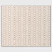 みすぼらしいシックなヴィーベピンクフローラ ラッピングペーパー (フラット)