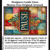 みすぼらしいシックな一時停止ヴィンテージサインDP5デコページ 薄葉紙