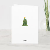 みすぼらしいシックな写真クリスマスカード シーズンカード (裏面)