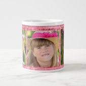 みすぼらしいシックな写真専門マグカップ ジャンボコーヒーマグカップ (正面)