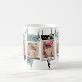 みすぼらしいシックな写真専門母の日のマグカップ コーヒーマグカップ (中央)