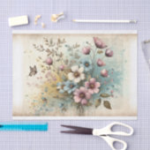 みすぼらしいシックな切り離し 薄葉紙 (クラフト)