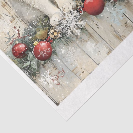 みすぼらしいシックな可愛いクリスマスネコAM5デコパージュ 薄葉紙 (詳細)