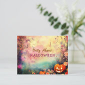 みすぼらしいシックな夢のような霧のパステルのジャンクジャーナルカード シーズンポストカード (スタンド正面)