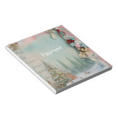 みすぼらしいシックな夢のような霧のパステル色のジャンクジャーナル ノートパッド (アングル)