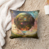 みすぼらしいシックな夢のような霧：ヴィンタのロマンチックなブレンド クッション (ブランケット)