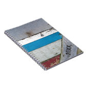 みすぼらしいシックな木柄 ノートブック (右側)