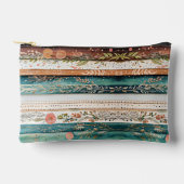 みすぼらしいシックな混合パターン アクセサリーポーチ (正面)