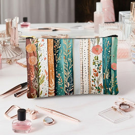 みすぼらしいシックな混合パターン アクセサリーポーチ