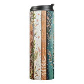 みすぼらしいシックな混合パターン タンブラー (回転左)