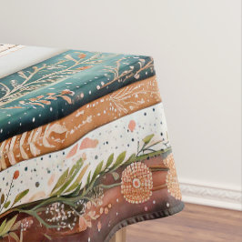 みすぼらしいシックな混合パターン テーブルクロス