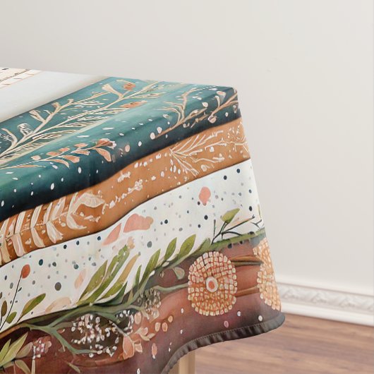 みすぼらしいシックな混合パターン テーブルクロス (インサイチュ)