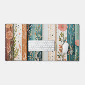 みすぼらしいシックな混合パターン デスクマット (キーボード&マウス)