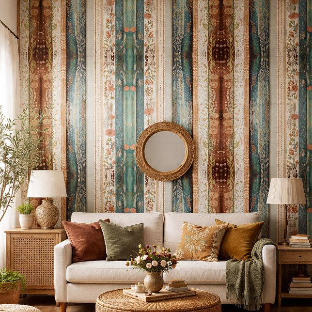 みすぼらしいシックな混合パターン 壁紙 (クリエイターアップロード済み)