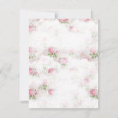 みすぼらしいシックな熱気球ベビーシャワー招待状 招待状 (裏面)