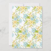 みすぼらしいシックな男の赤ちゃんシャワー 招待状 (裏面)