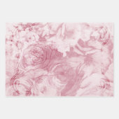 みすぼらしいシックな紙クラフト ラッピングペーパーシート (正面)