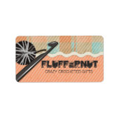 みすぼらしいシックな編み物編み玉糸 ラベル (正面)