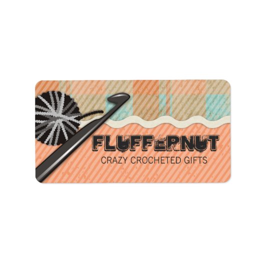 みすぼらしいシックな編み物編み玉糸 ラベル