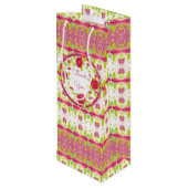 みすぼらしいシックな色 ワインギフトバッグ (裏面アングル)