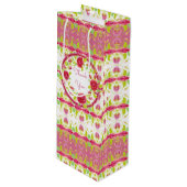 みすぼらしいシックな色 ワインギフトバッグ (正面アングル)