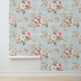 みすぼらしいシックな花の柄 壁紙