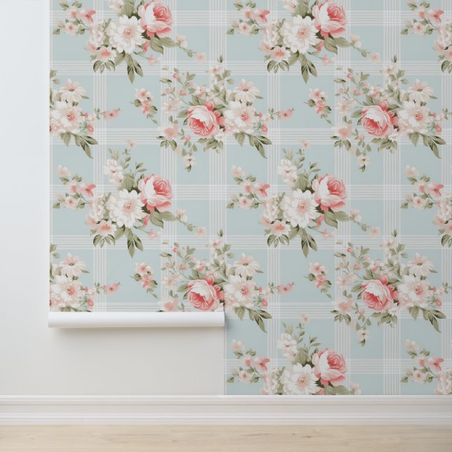 みすぼらしいシックな花の柄 壁紙 (アプリケーション)