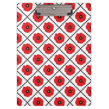 みすぼらしいシックな赤と黒と白のポピーのフローラ