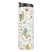 みすぼらしいシックな鳥と枝 タンブラー (回転右)