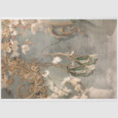 みすぼらしいシックぶら下がったな、バレリーナのスリッパ 薄葉紙 (正面)