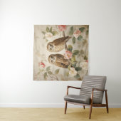 みすぼらしいシックエレガントフクロウ タペストリー (インサイチュ)