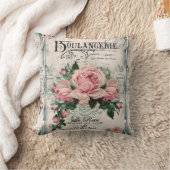 みすぼらしいシックビクトリアンなデコペフランスのージな、シックな クッション (ブランケット)