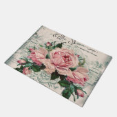 みすぼらしいシックビクトリアンなデコペフランスのージな、シックな ドアマット (アングル)