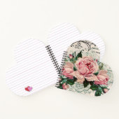 みすぼらしいシックビクトリアンなデコペフランスのージな、シックな ノートブック (内部)