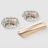 みすぼらしいシックビクトリアンなデコペフランスのージな、シックな ハンドファン (組立なし)