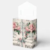 みすぼらしいシックビクトリアンなデコペフランスのージな、シックな フェイバーボックス (オープン)