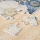 みすぼらしいシックビクトリアンなヴィンテージの花付き婦人 ジグソーパズル (側面)