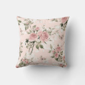 みすぼらしいシックフランスの、シック、ヴィンテージ、フローラ、素朴、パイ クッション (裏面)