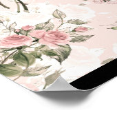 みすぼらしいシックフランスの、シック、ヴィンテージ、フローラ、素朴、パイ ポスター (角)