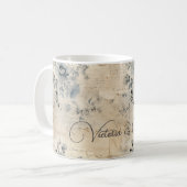 みすぼらしいシックヴィンテージクラシックカスタマイズ可能な贈り物 コーヒーマグカップ (正面左)