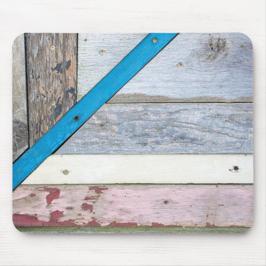 みすぼらしいシック動揺してウッド マウスパッド (正面)