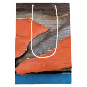 みすぼらしいシック動揺してウッド ミディアムペーパーバッグ (裏面)